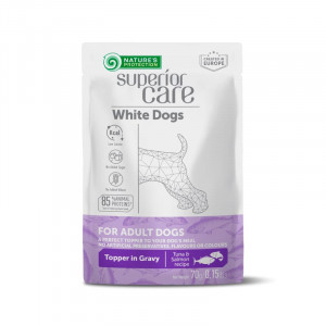 NATURE`S PROTECTION SUPERIOR CARE DOG WHITE konservi suņiem Tuncis, lasis 70g